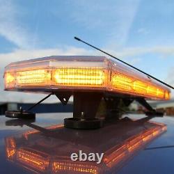 Amber Recovery Light Bar LED Flashing Beacon Lightbar Warning Strobe Van 600mm