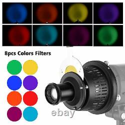 Bowens Mount Flash Strobe Light Snoot Conical With 8 Filters 16pcs Graphics Card
