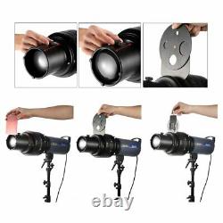 Bowens Mount Focalize Conical Snoot Flash with color gels For Strobe Light Control