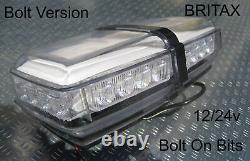 Britax 12v/24v LED Strobe Amber Bolt Beacon Recovery/TowithWarning/Flashing light