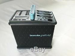 Broncolor Grafit A2 Studio Power Pack Strobe Flash Super clean with Sync Cords