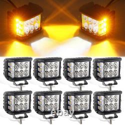 COLIGHT Double Side Shooter Strobe Flashing Led Work Light Cube Lamp 12V 24V