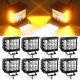 Colight Double Side Shooter Strobe Flashing Led Work Light Cube Lamp 12v 24v