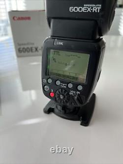 Canon Speedlite 600EX-RT TTL/E-TTL/E-TTLII Hotshoe Flash Black