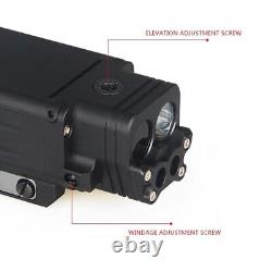 DBAL-PL Pistol Flashlight Red Laser & IR Light Illuminator LED Gun Light Strobe
