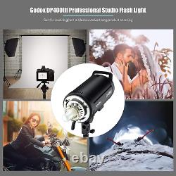 DP400III Studio Flash Light 400Ws 2.4G Wireless X System Strobe Lighting with Bo