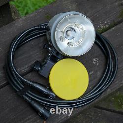 Dynalite M1000xr strobe power pack + 2040 head + cords tested Dyna-Lite