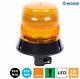 Ecco 400 12v/24v Din Pole Spigot R65 Led Amber Flashing Strobe Recovery Beacon