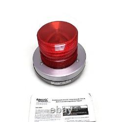 Edward Signaling (93DFR-N5) Double Flash RED Strobe, RED, 120 Volts
