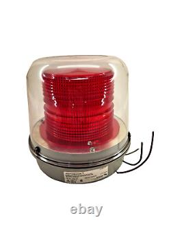 Edwards Signaling 8 AdaptaBeacon 94R-N5 Flashing Strobe Light Beacon