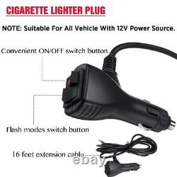 Emergency Strobe Flash Light Lamp Bar For Car Truck Boat Roof 12V 46' LED
