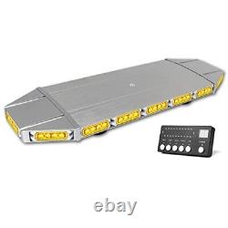 Emergency Strobe Light Bar 33 64 LED 21 Flashing Modes, Heavy Duty Magnetic