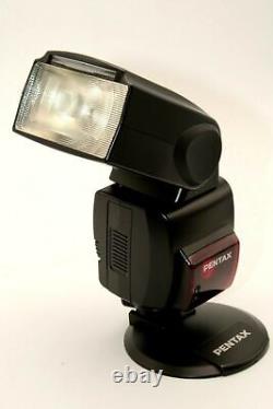 Excellent Pentax Auto Strobe AF-540FGZ Flash from with Stand Case from Japan