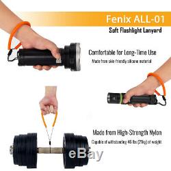 Fenix TK72R 9000 Lumen Rechargeable Search Flashlight Powerbank & Fenix Lanyard