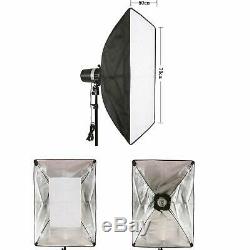 Flash Strobe 450W Softbox Umbrella Reflector Studio Lighting Kit Dimmable UK