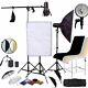Flash Strobe 450w Softbox Umbrella Reflector Studio Lighting Shooting Table Kit
