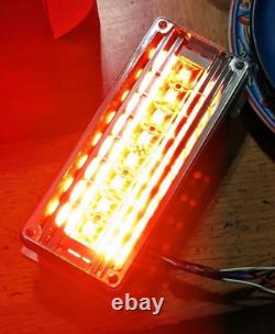 Flashing/Beacon/Strobe Lights Set of 4 White and Red