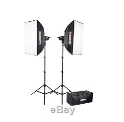 Fovitec StudioPRO 400W (2x200) Monolight Strobe Flash Photography Lighting Kit