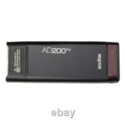 GODOX AD200Pro 200Ws 2.4G Flash Strobe 1/8000 HSS 500 Full Power Flashes Light
