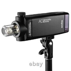 GODOX AD200Pro 200Ws 2.4G Flash Strobe 1/8000 HSS 500 Full Power Flashes Light