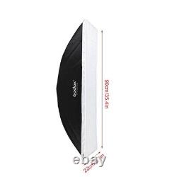GODOX DE300II 300Ws Studio Strobe Flash Light Lamp + 22x90cm Grid Softbox