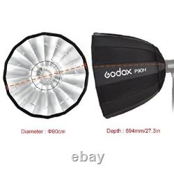 GODOX P90H Bowens Parabolic Softbox HighTemperatureResistance + Light Stand Kit