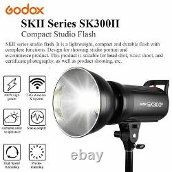 GODOX SK300II 300Ws 2.4G GN58 5600K Studio Strobe Light Bowens Mount Monolight F