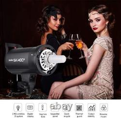GODOX SK400II Compact 400Ws Studio Flash Strobe Light with Photography Light Ba