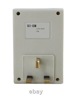 GSM Wall Socket Relay Switch with Siren & Flashing Strobe Light