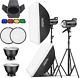 Godox 2 Pack Sk400ii 800ws Photo Speedlite Studio Flash Strobe Monolight Bowens