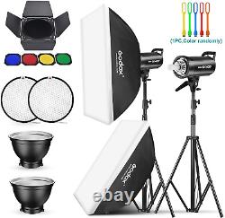 Godox 2 Pack SK400II 800Ws Photo Speedlite Studio Flash Strobe Monolight Bowens