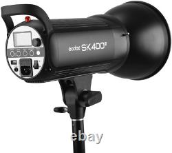 Godox 2 Pack SK400II 800Ws Photo Speedlite Studio Flash Strobe Monolight Bowens