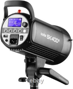 Godox 2 Pack SK400II 800Ws Photo Speedlite Studio Flash Strobe Monolight Bowens