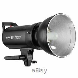 Godox 2pcs SK400II 400W 2.4G Studio Strobe Flash Light +6060cm Softbox Stand UK