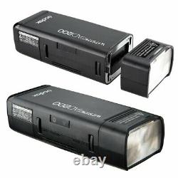 Godox AD200 200Ws 2.4G TTL 1/8000 HSS Pocket Flash Light+Barn Door+softbox Kit