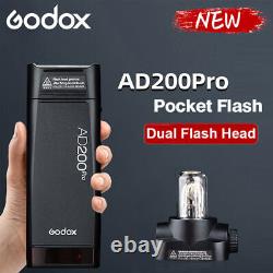 Godox AD200 Pro AD200Pro 200Ws 2.4G Pocket Flash Strobe TTL 1/8000 HSS Speedlite