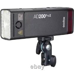 Godox AD200Pro II Outdoor Pocket Flash Light TTL HSS 1/8000S Camera Speedlite