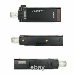 Godox AD200Pro Outdoor Flash Light 200Ws TTL 2.4G 1/8000 HSS Strobe Flash Light