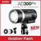 Godox Ad300pro 300w Hss Ttl 2.4g 1/8000 Light Round Head Outdoor Flash For Dslr