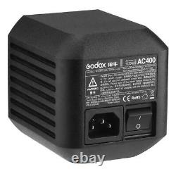 Godox AD400 Pro AC Power Adapter Studio Strobe Power AC Adapter Studio Photo