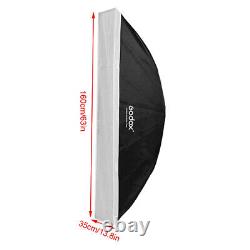 Godox DE400II 400W 2.4G Studio Strobe Flash Light with 35x160cm Softbox + Stand