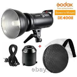 Godox DE400II 400W 2.4G Wireless Studio Strobe Flash Light + 60° Honeycomb Grid