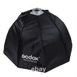 Godox DE400II 400W Studio Strobe Flash Light Lamp + 120cm Grid Softbox + Stand