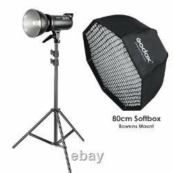 Godox DE400II 400W Studio Strobe Flash Light Lamp + 80cm Softbox Stand