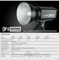 Godox DP600II GN80 Studio Strobe Flash Light Speedlite with 2.4G X System 220V