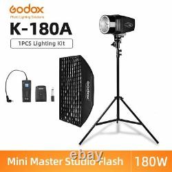 Godox K-180A 180Ws Photography Studio Flash Strobe Light + 50 x 70cm Gird
