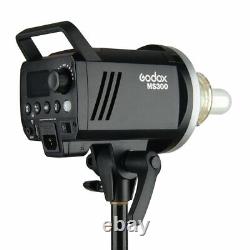 Godox MS300 2.4G Studio Flash Bowens Mount + 95cm softbox with Grid +light stand