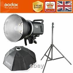 Godox MS300 300W 2.4G Studio Flash Bowens Mount + 95cm softbox+2m light stand