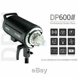 Godox New Product DP600III 600W 220V 2.4G Monolight Studio Strobe Flash Light