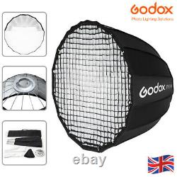 Godox P90H 90cm Deep Parabolic Softbox Bowens Mount with Grid for Flash Speedlite